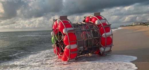 Coast guard arrests man in hamster wheel